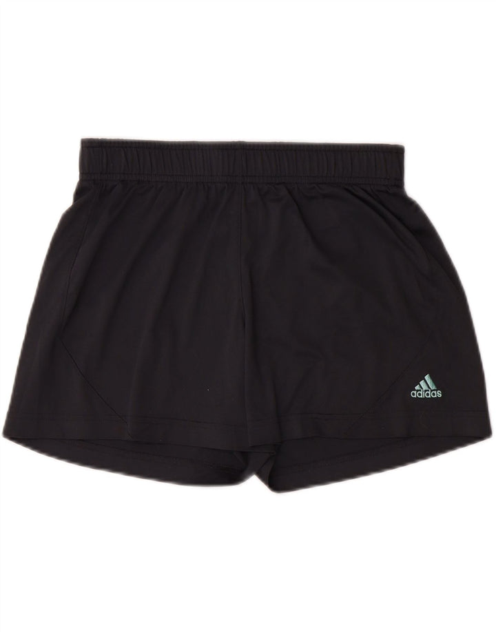 ADIDAS Womens Sport Shorts UK 8 Small Grey Polyester Vintage Adidas and Second-Hand Adidas from Messina Hembry 