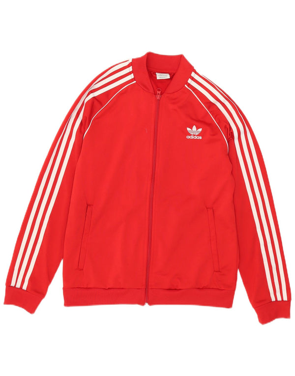 Giacca Top Tuta Adidas Bambina 13-14 Anni Poliestere Rosso
