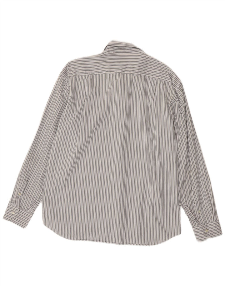 Camicia da uomo Roccobarocco taglia 43 17 XL a righe blu