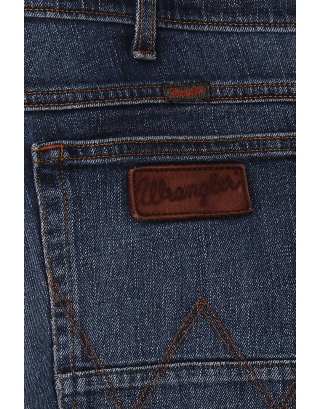 Jeans dritti da uomo Wrangler W38 L29 Blu Navy