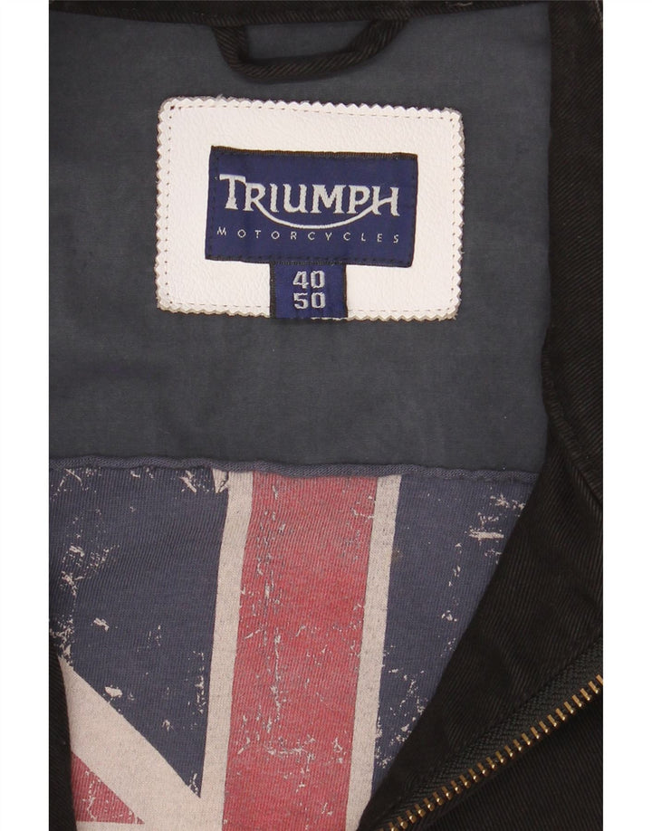 Giacca da corsa da uomo Triumph IT 50 grande nera