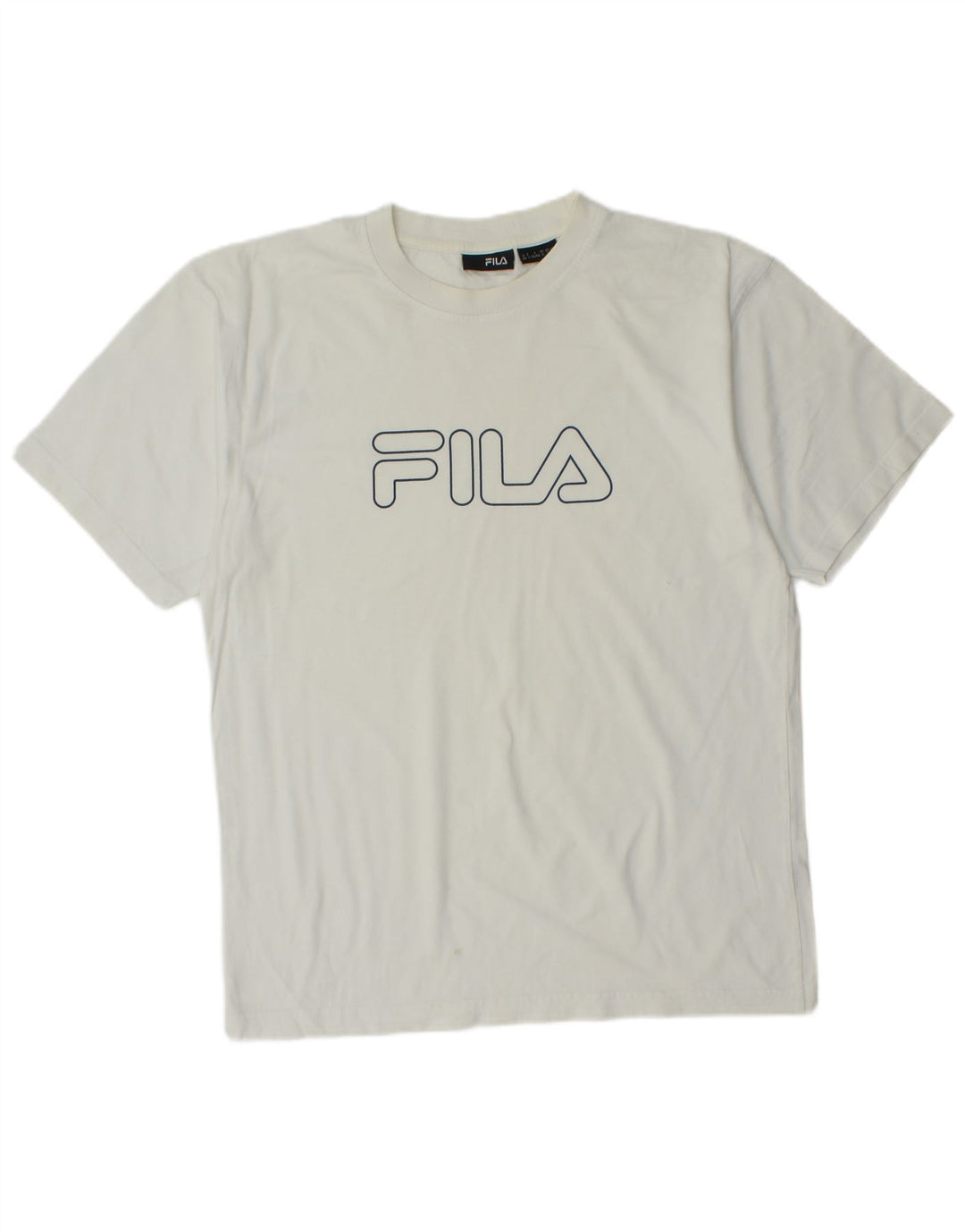 T-shirt grafica da uomo FILA Top piccola bianca