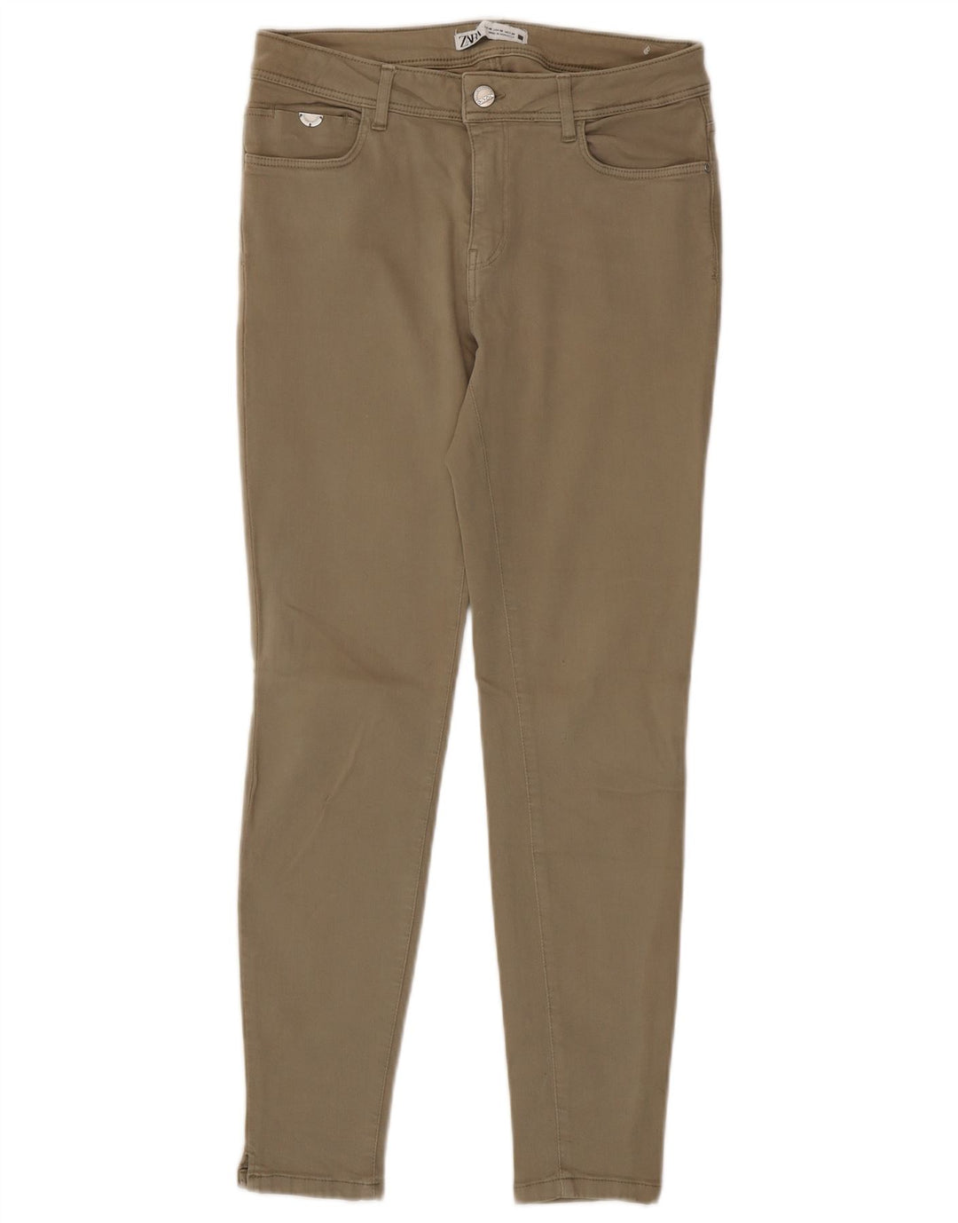 Jeans skinny da donna Zara EU 40 medio W30 L28 Beige