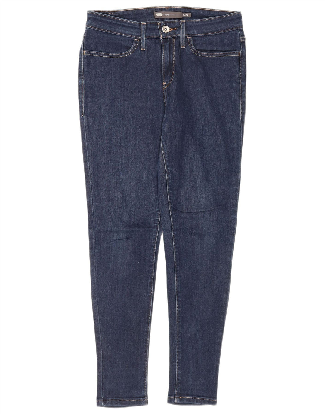 Jeans skinny legging da donna LEVI'S US 6 medio W28 L27 cotone blu