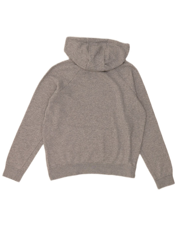 Felpa con cappuccio da donna Nike UK 14 cotone grigio medio