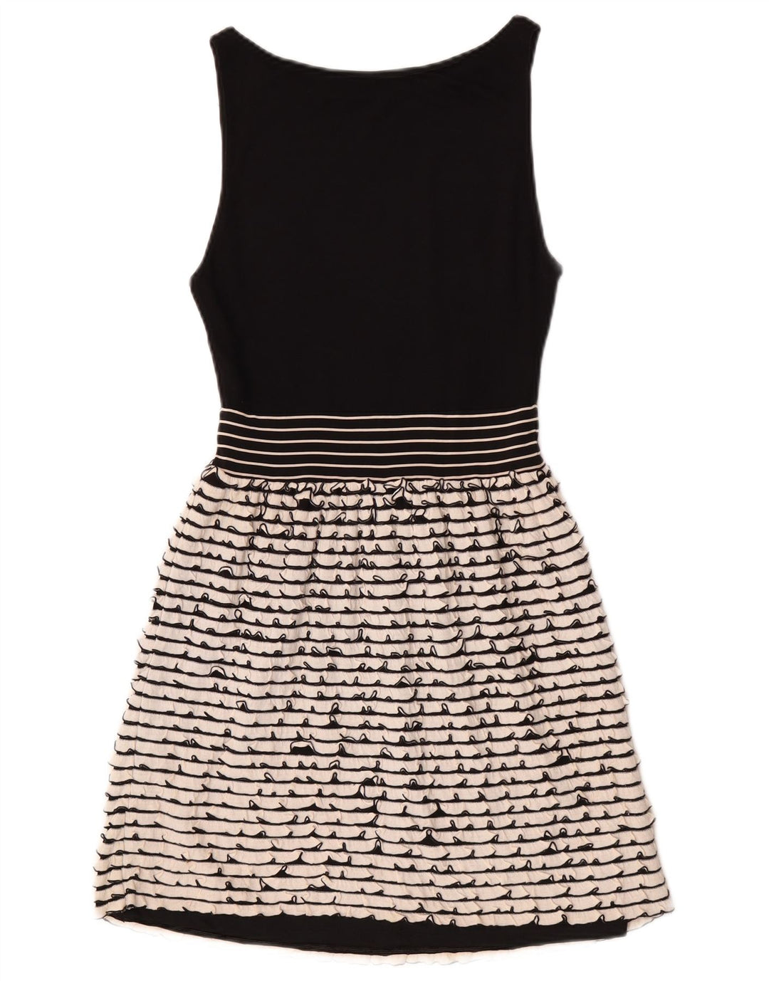 Abito basic senza maniche da donna Zara UK 8 piccolo a righe nere