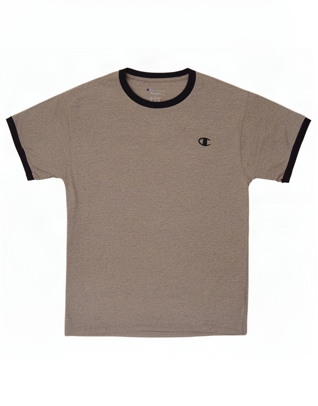 T-shirt da uomo Champion Top in cotone mélange grigio medio