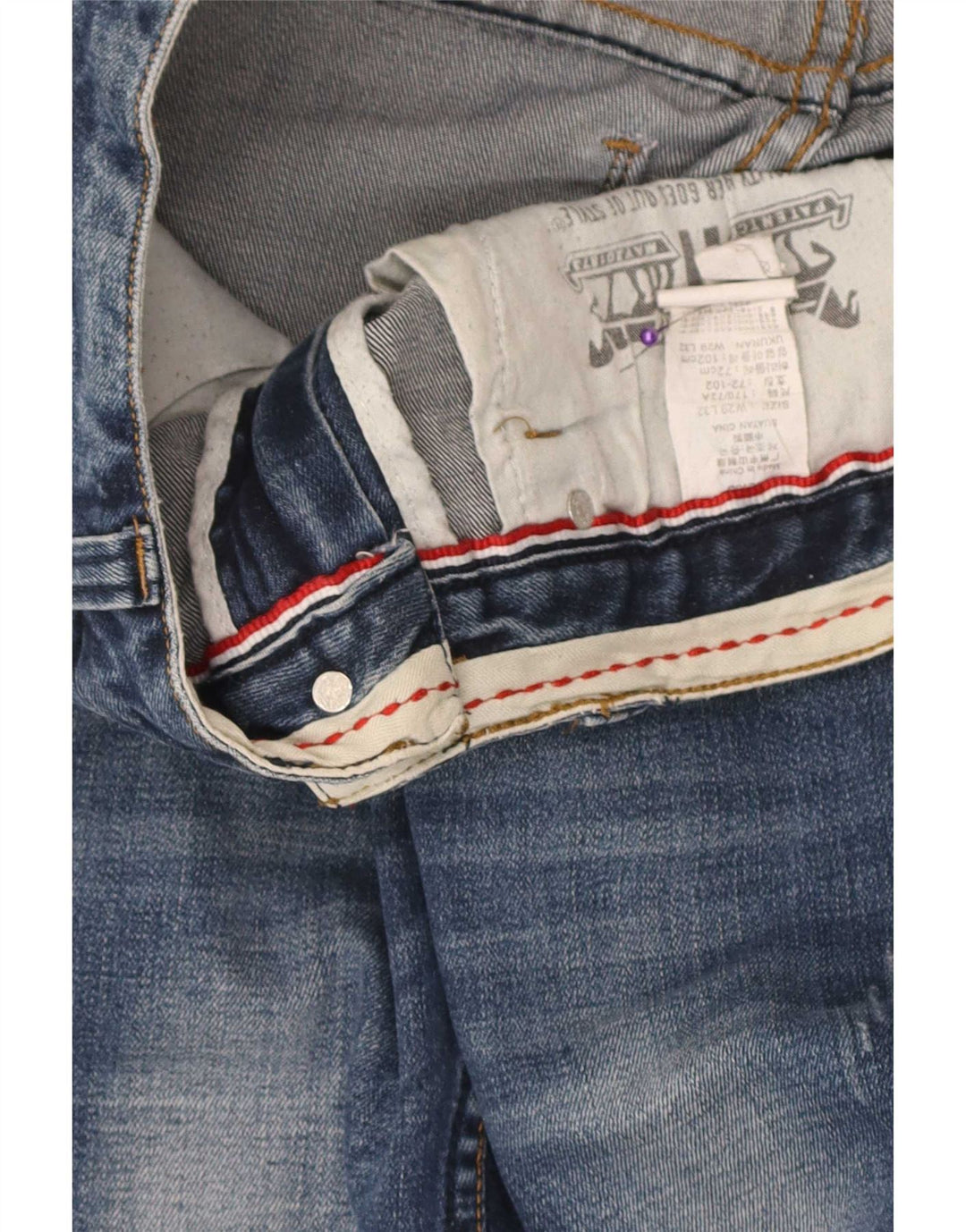 Jeans slim da donna Levi's W29 L32 cotone blu