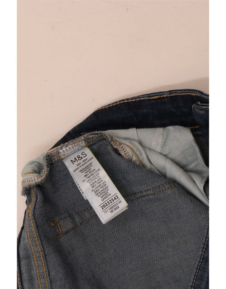Jeans slim da uomo Marks & Spencer W38 L29 cotone blu