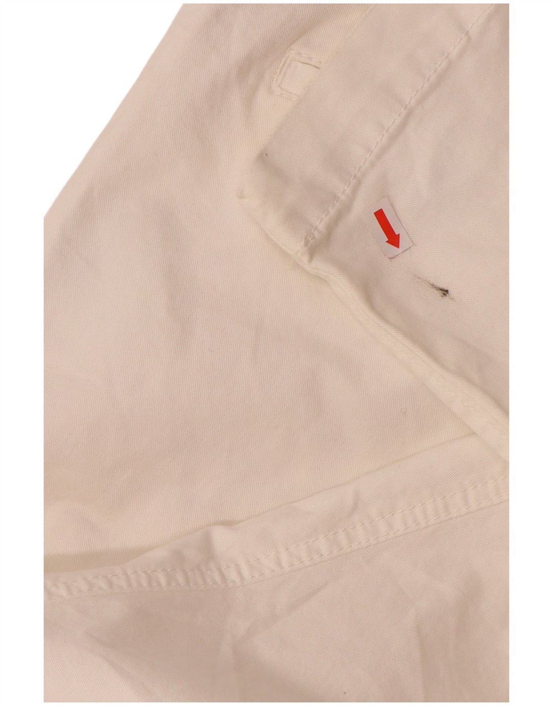 Pantaloni chino slim da donna SUPERDRY medi W30 L30 cotone bianco