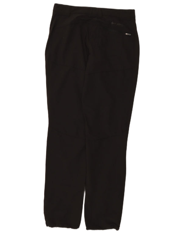 Pantaloni chino dritti da donna MC Kinley UK 10 piccoli W28 L31 neri