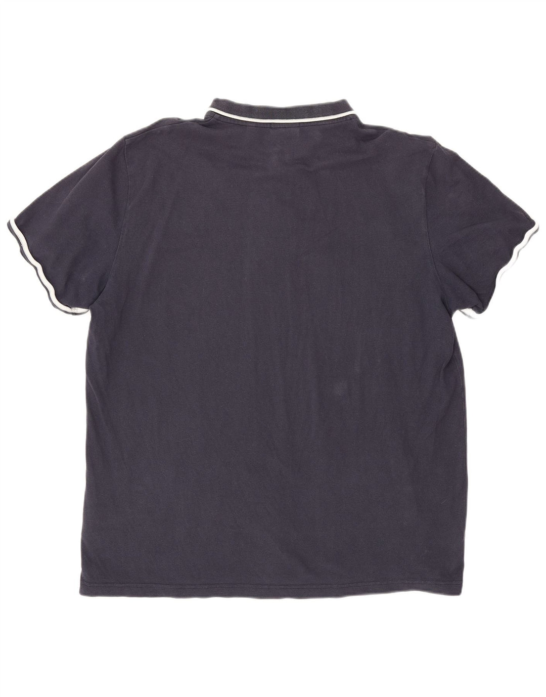 Polo Gant da uomo regolare 3XL in cotone blu navy