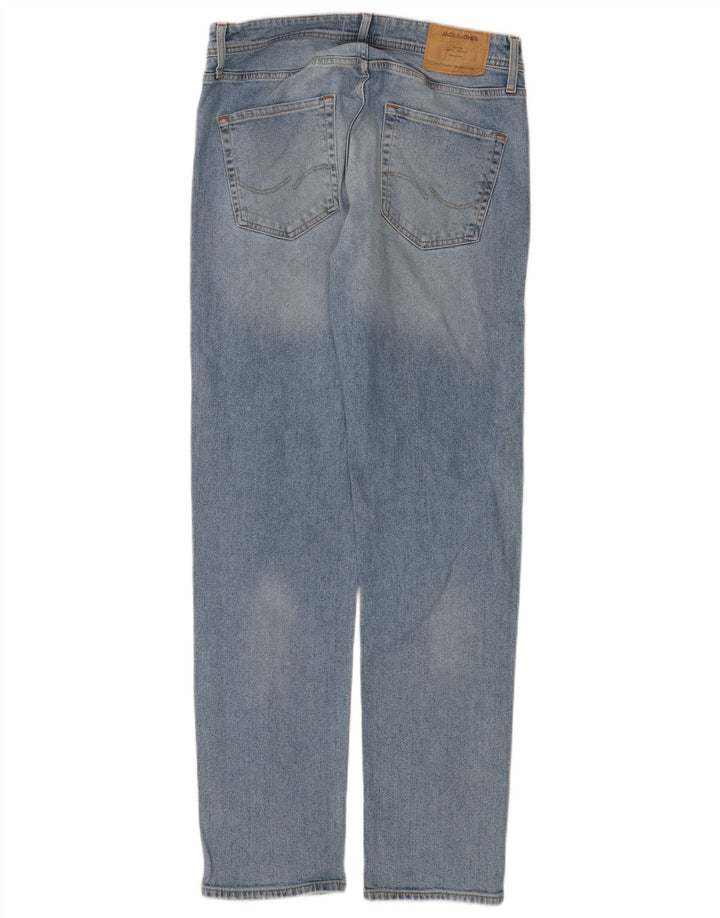 Jeans dritti da uomo Jack & Jones W31 L34 cotone blu