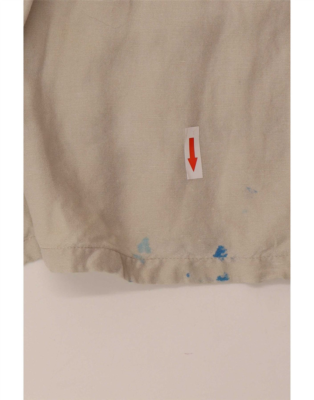 Camicia a maniche corte da uomo Nautica Large in lino grigio