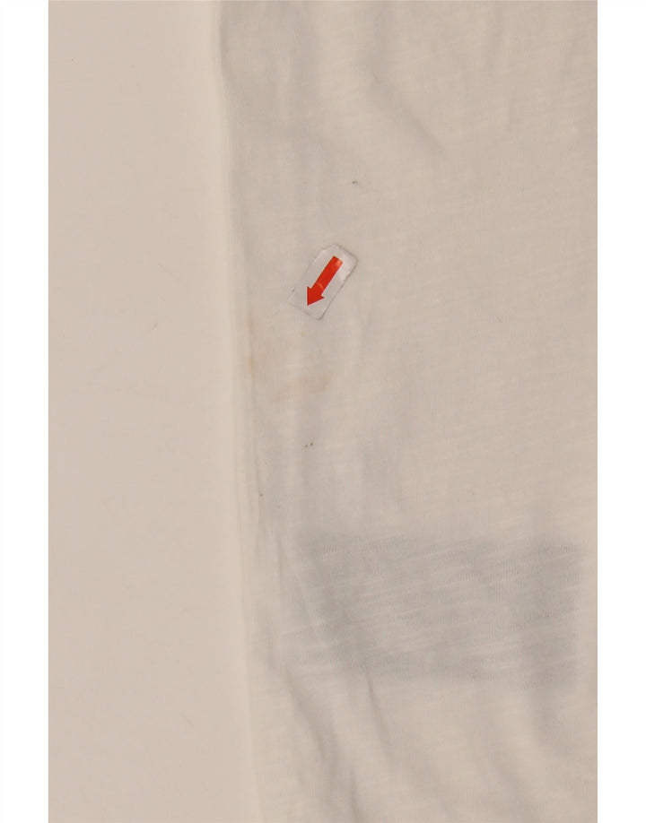 G-STAR Mens T-Shirt Top 2XL White Colourblock Cotton