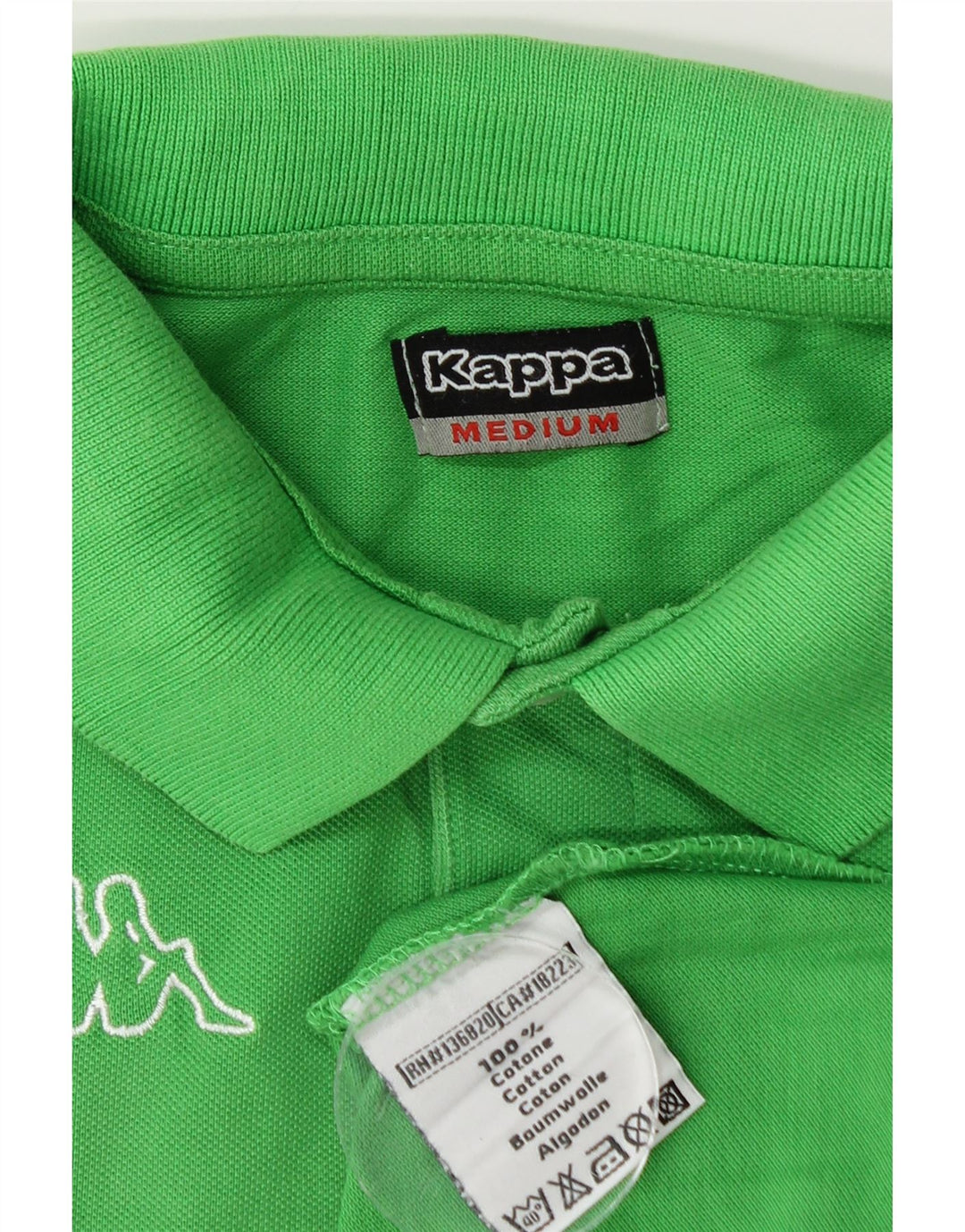 Polo Uomo KAPPA Cotone Verde Medio