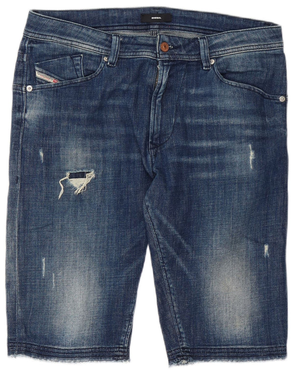 Diesel Shorts in Denim da Bambino 15-16 Anni W34 Blu Cotone