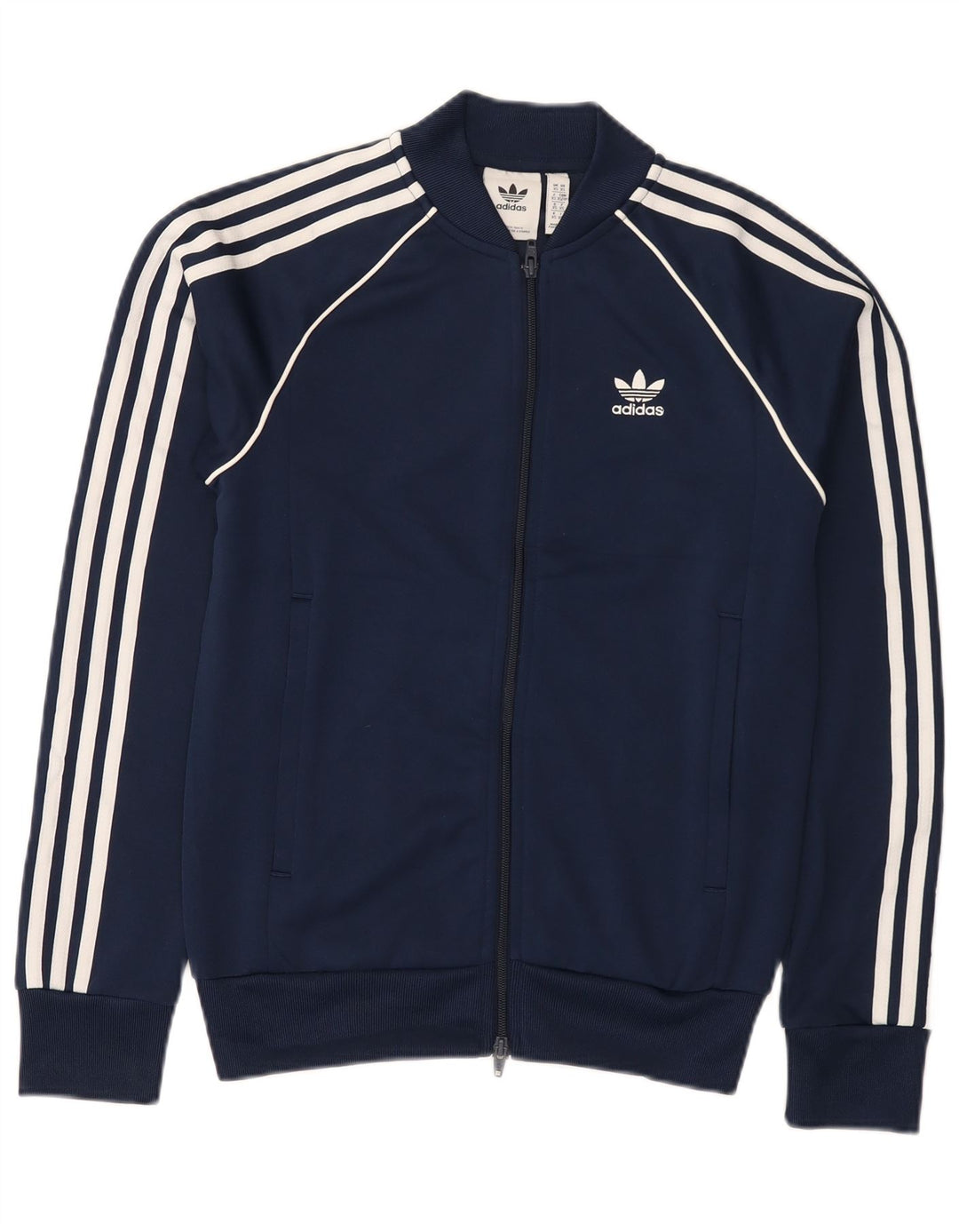 Giacca da ginnastica da uomo Adidas XS in poliestere blu navy