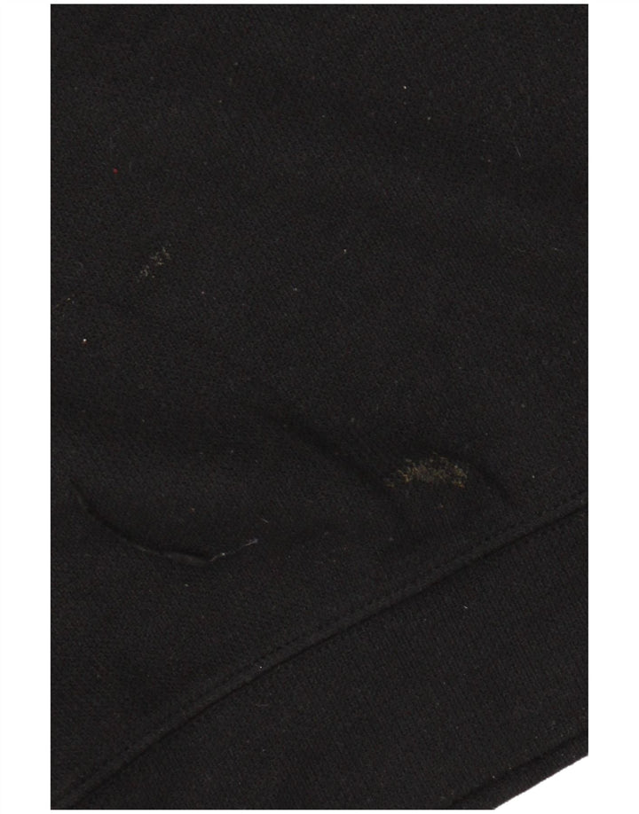 Maglione oversize con cappuccio da donna Zara UK 14 poliestere nero medio