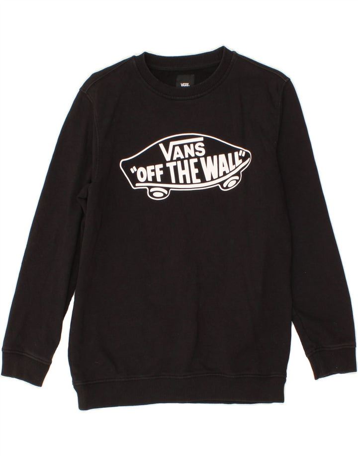Felpa con grafica da ragazzo VANS, 12-13 anni, grande, nera