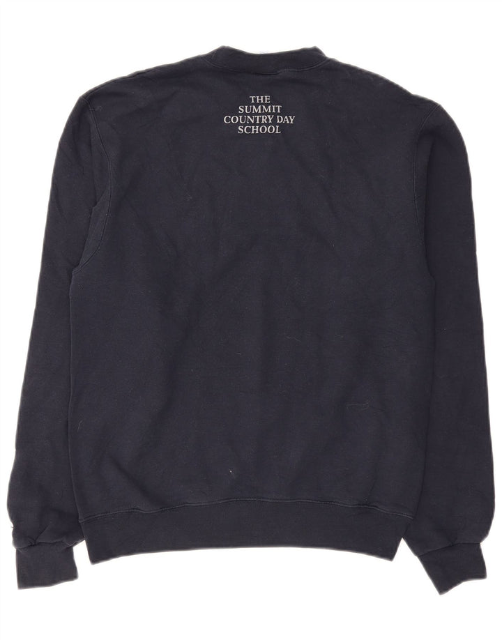 Felpa con grafica Champion Summit da uomo, piccola, in cotone blu navy