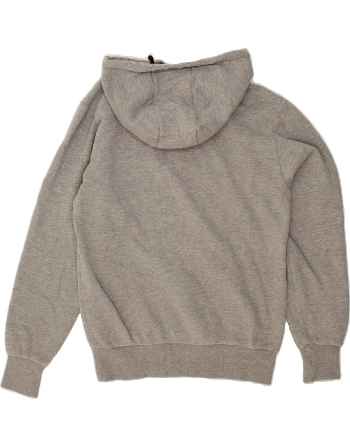 ELLESSE Mens Zip Neck Hoodie Jumper Small Grey Cotton Vintage Ellesse and Second-Hand Ellesse from Messina Hembry 