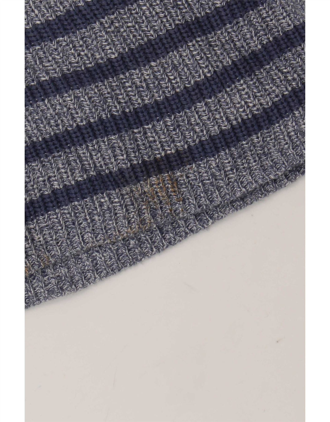 Maglione girocollo da uomo Zara in cotone a righe grandi blu
