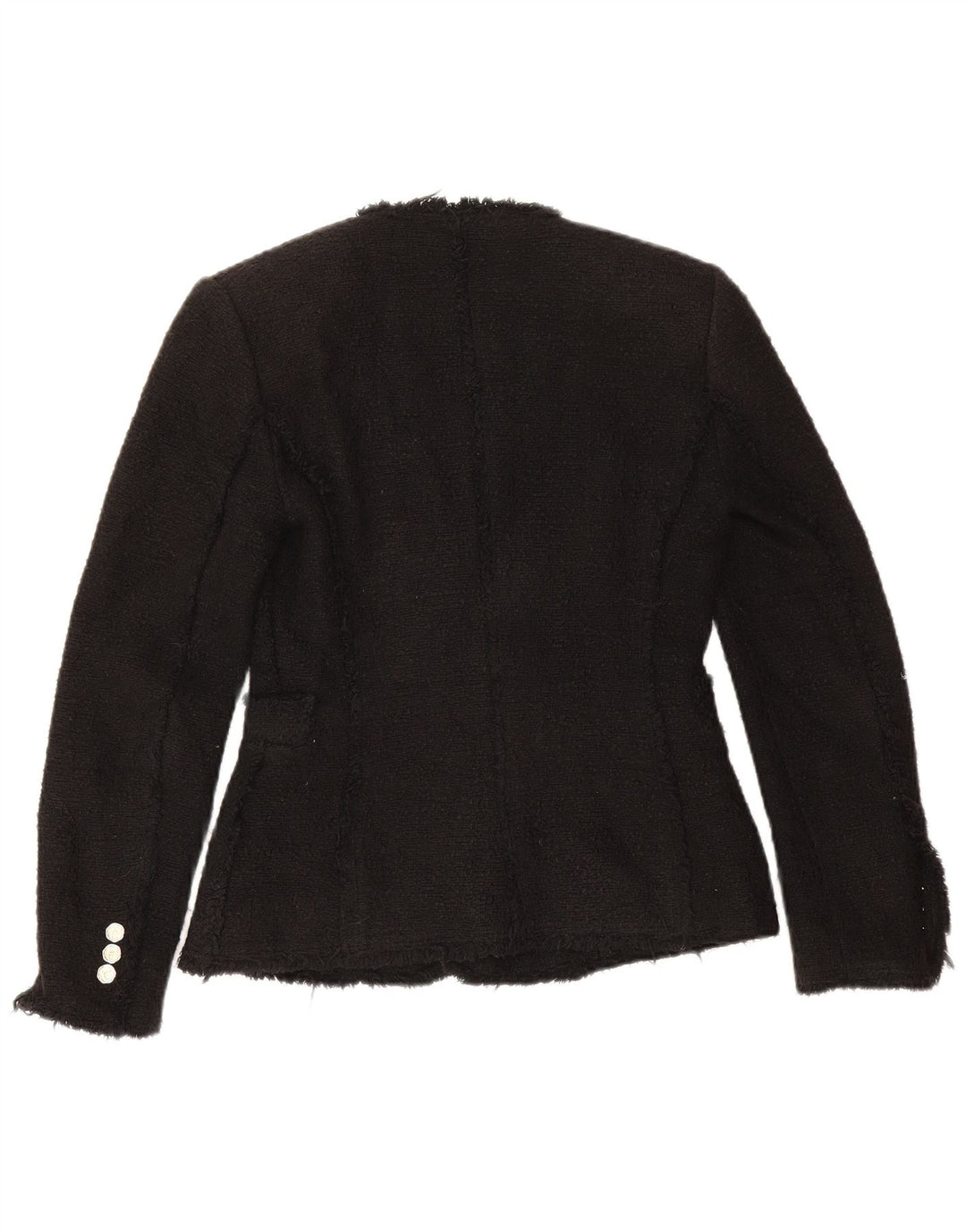 Giacca blazer doppiopetto da donna Zara UK 6 XS cotone nero