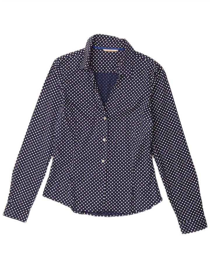 Camicetta Camicia Donna Carrera IT 42 Cotone Pois Blu Medio