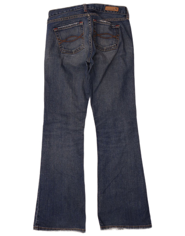 Jeans bootcut da donna Abercrombie & Fitch US 0 XS W28 L30 cotone blu