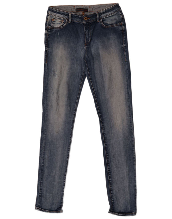 Jeans Skinny Distressed Donna Trussardi W29 L32 Blu