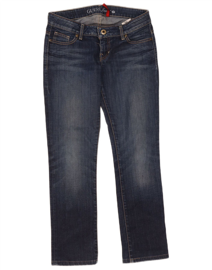 Jeans slim da donna Guess W28 L28 cotone blu navy
