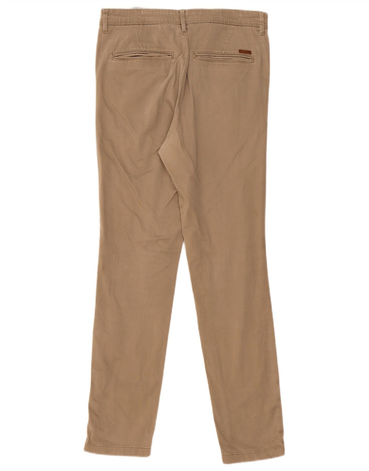 JACK & JONES Pantaloni chino dritti da uomo W30 L32 in cotone beige