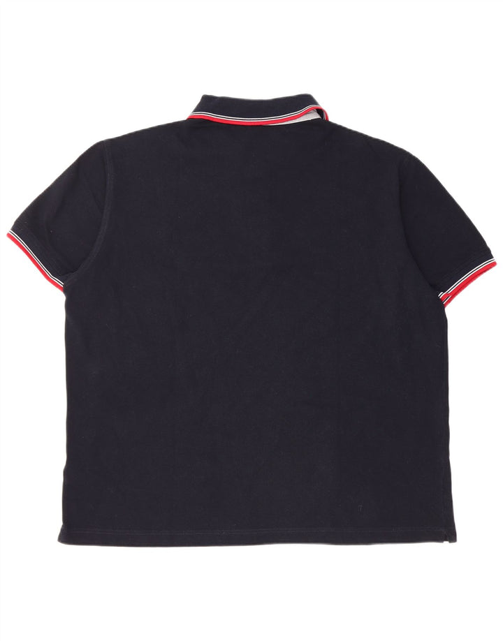 Polo da uomo NAVIGARE 3XL in cotone blu navy