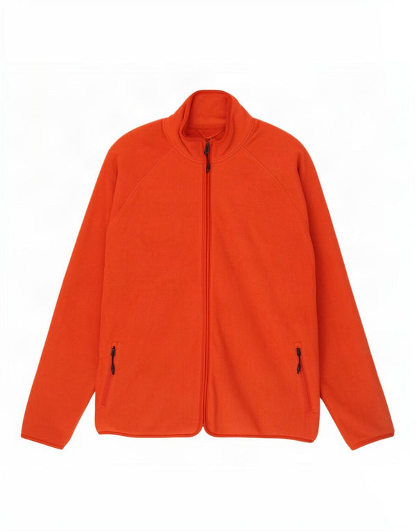 Giacca in pile da uomo Marks & Spencer UK 44 2XL Poliestere arancione