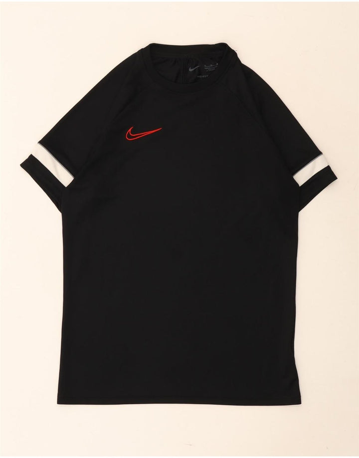 T-shirt Nike Dri Fit da uomo, colore nero medio, color block
