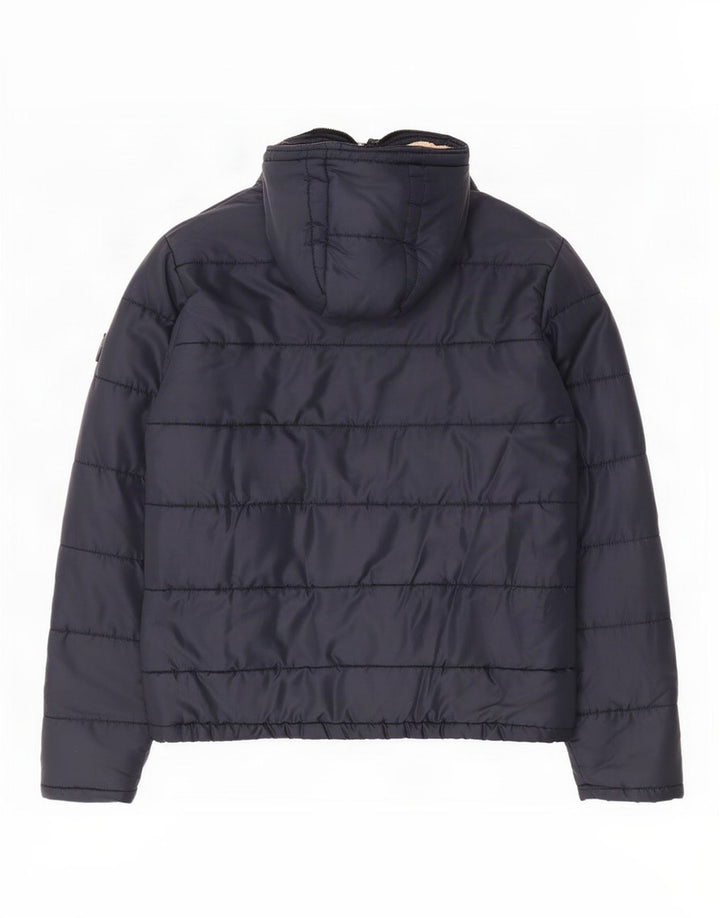 Giacca imbottita con cappuccio Rifle da ragazzo 13-14 anni, grande, blu navy