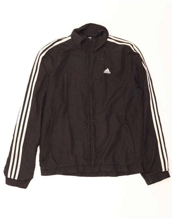 Giacca da tuta da uomo Adidas UK 36/38 Small Poliestere nero