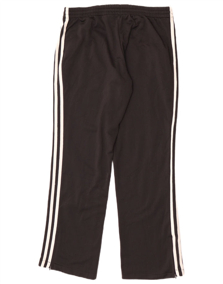 Pantaloni da tuta da donna Adidas UK 40 Large Nero Colourblock Poliestere
