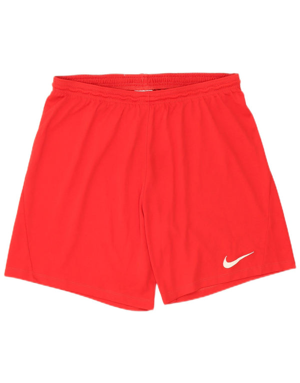 Pantaloncini sportivi NIKE Dri Fit da uomo XL rosso poliestere