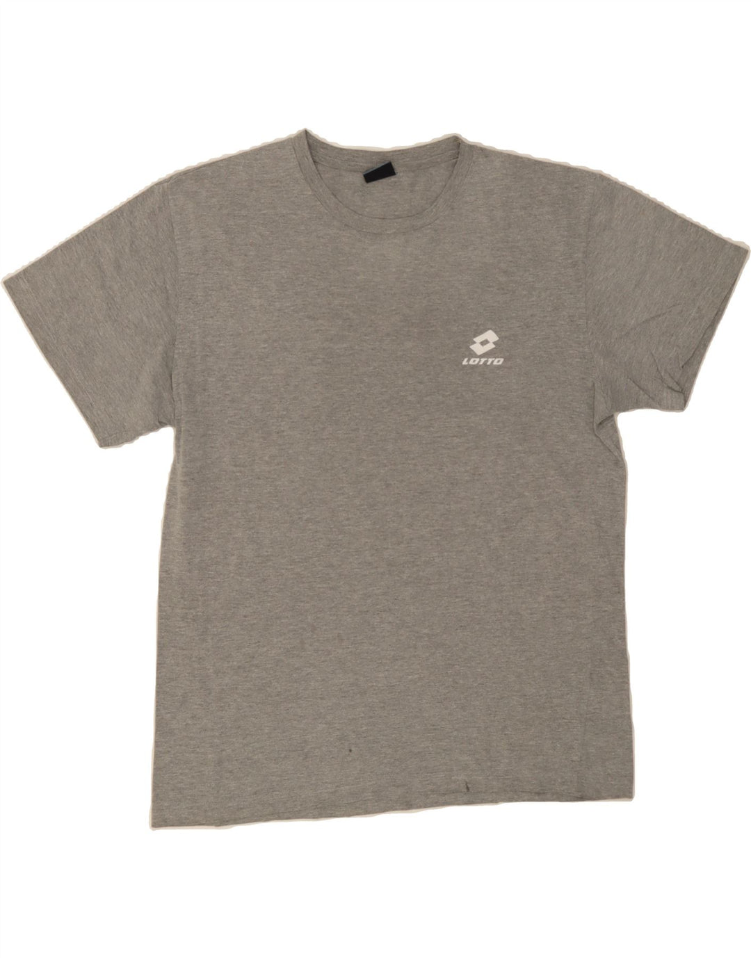 LOTTO Mens T-Shirt Top Large Grey Cotton Vintage Lotto and Second-Hand Lotto from Messina Hembry 