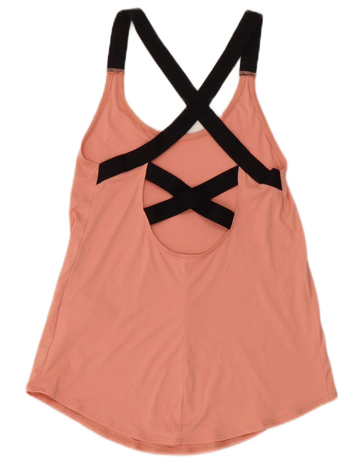 Canotta Nike Dri Fit da donna UK 4 XS rosa poliestere