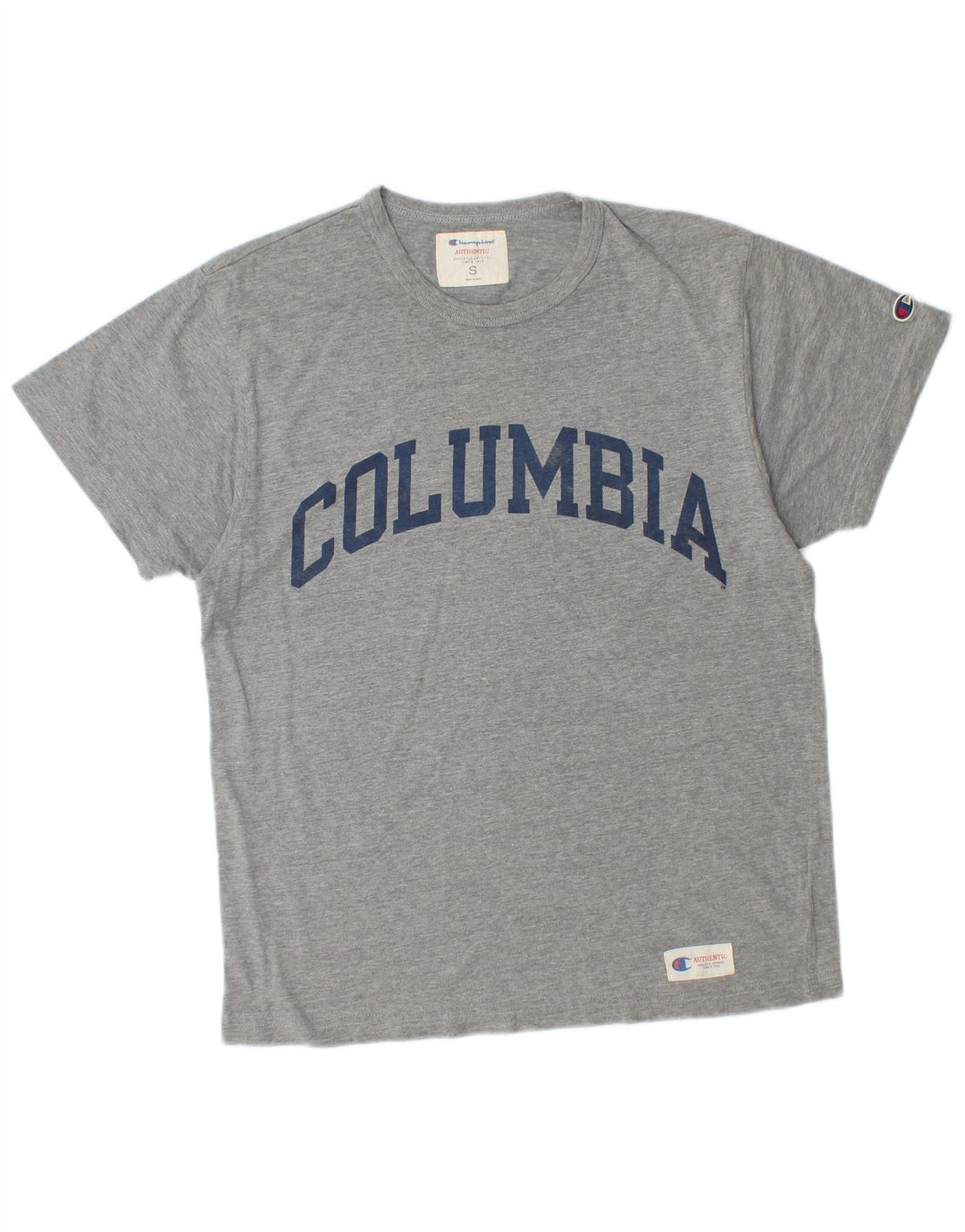 T-shirt grafica da uomo CHAMPION Top piccola grigia