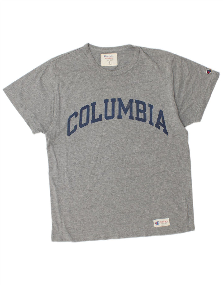 T-shirt grafica da uomo CHAMPION Top piccola grigia