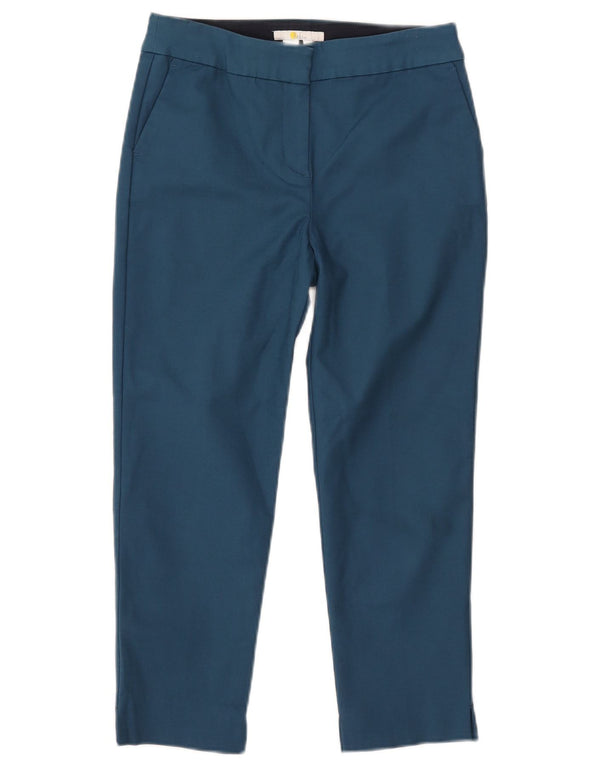 BODEN Pantaloni Capri slim da donna UK 6 XS W27 L22 Cotone blu