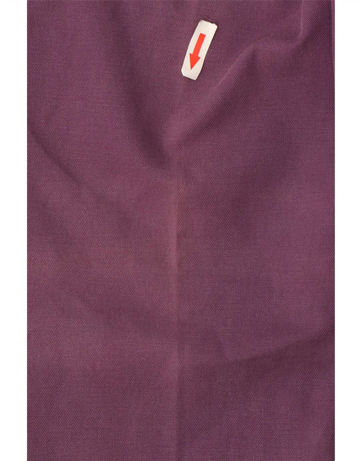 Pantaloni corti slim da donna Massimo Dutti W30 L26 Viola