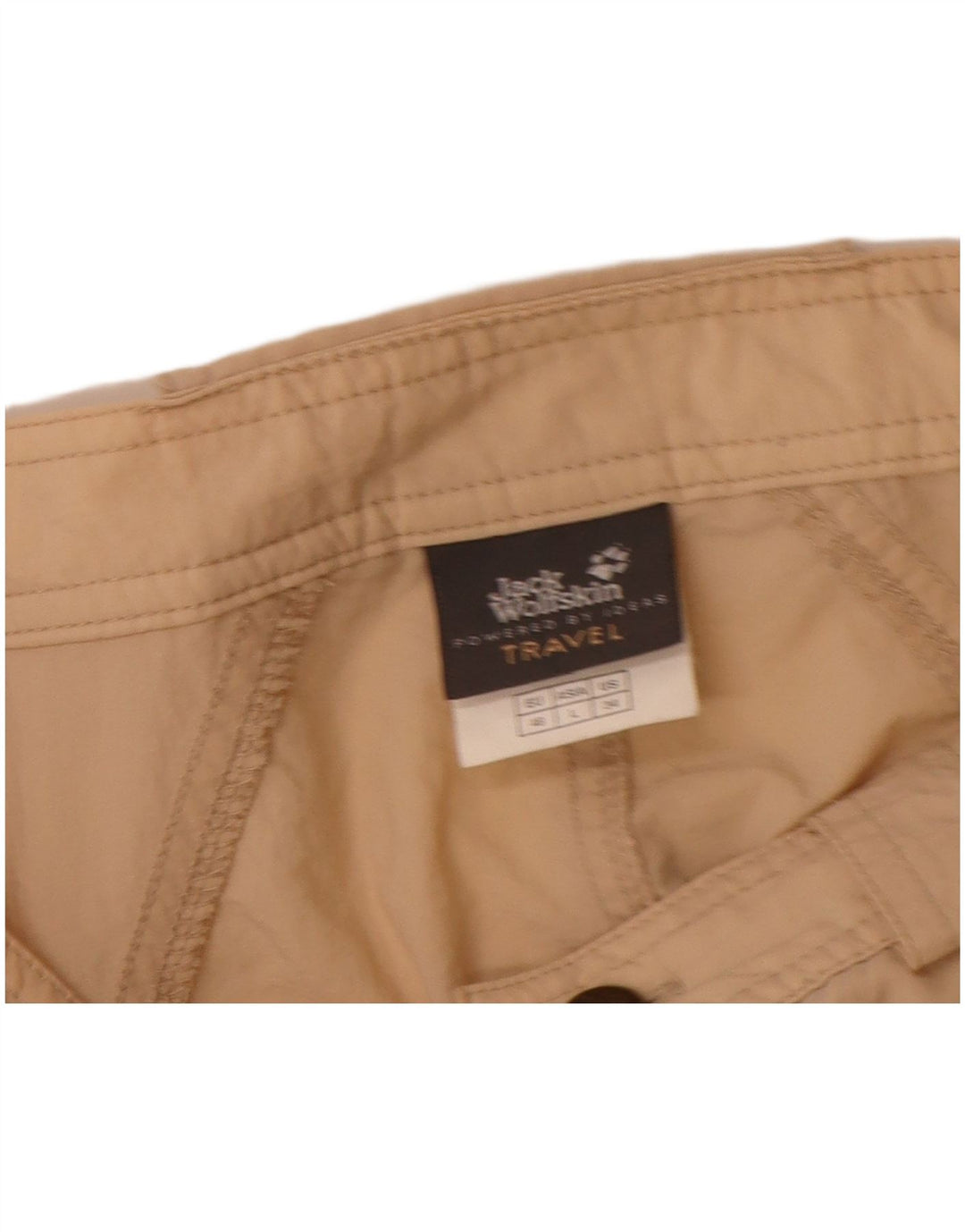 Pantaloni cargo antivento da donna Jack Wolfskin Large W32 L33 Beige