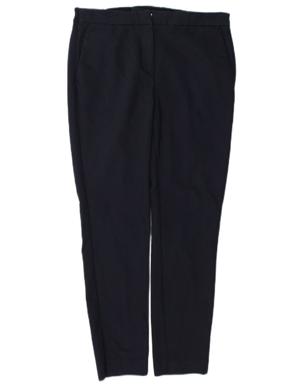 Pantaloni chino slim da donna Zara piccoli W26 L27 blu navy