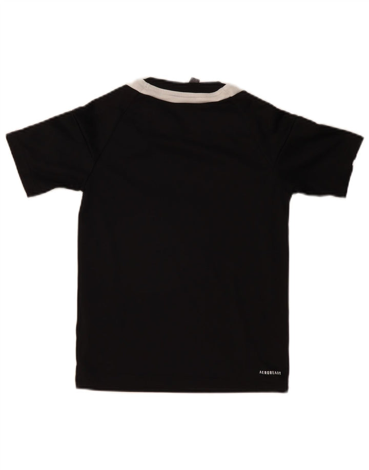 Maglietta Adidas Aeroready da bambino 9-10 anni in poliestere nero