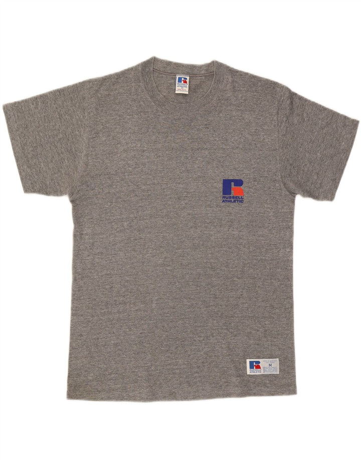 T-shirt da uomo Russell Athletic Top in poliestere grigio medio